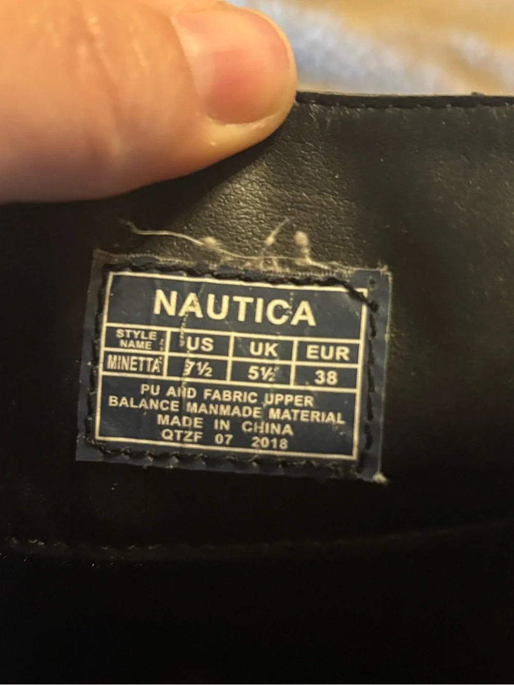 Nautica Black Over-the-Knee Riding Boots